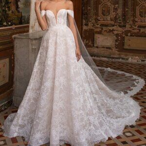Pronovias "Superba" Wedding Gown (Unaltered)